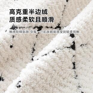 定耐晒半边暴绒飘窗垫窗台垫20220250401制新款轻奢高级感加厚坐5