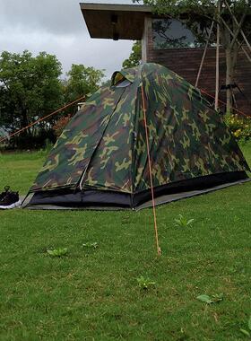 帐篷双层迷彩轻量化暴雨一单外兵1野营徒步OUS露营防雨小单户人专