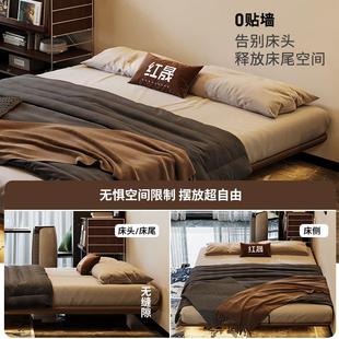 晟中古HS2004 风床头悬床2浮米x2米2大床悬空床红架现无代简约小