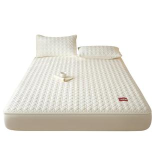 2四025新款 滑席防梦加0250431思床 防水隔尿床笠单件夹棉厚床罩季