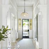 关花瓣小吊灯 法式 道过走廊衣间玄简帽约个性 CFG 设计师款