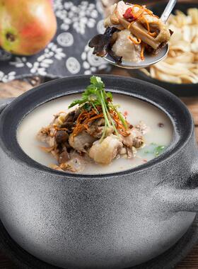 四川雅安荥经黑砂锅炖锅家用燃汤气煲汤锅煤老气灶用GRM式专土砂