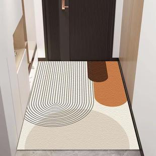斯堪 纳维亚风入口门丝绸圈地板垫几何线条客厅入口垫入口门入口