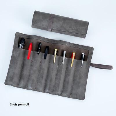 Chois简约韩式文笔窗帘多功能笔袋笔卷