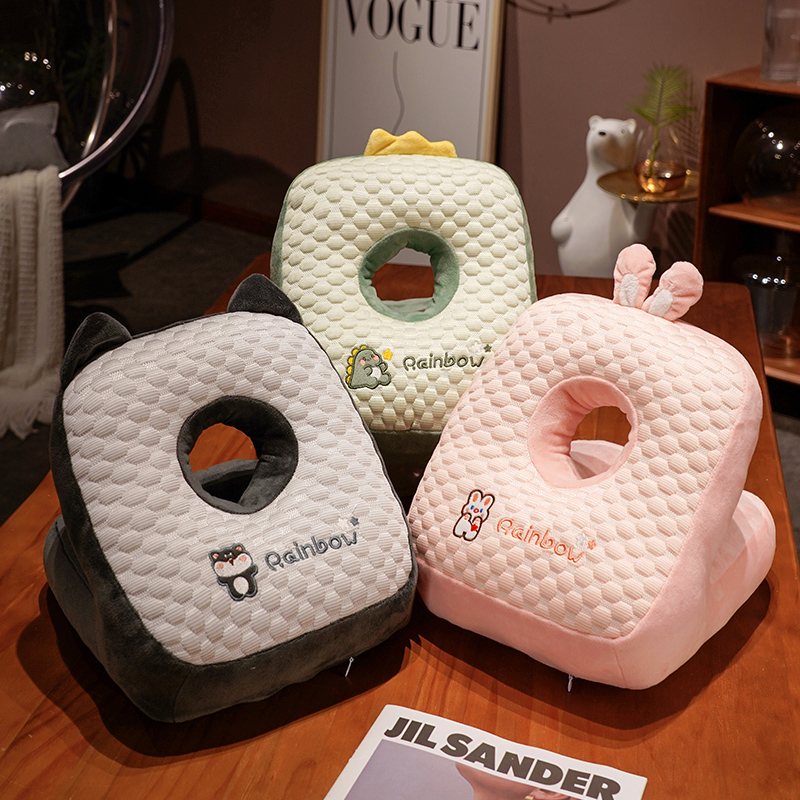 冰豆豆午睡枕趴睡枕沙小学生趴桌子睡觉枕头午睡神器办公室抱枕夏