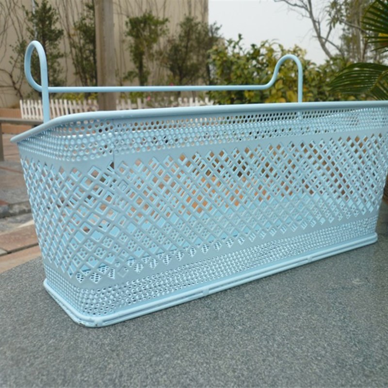 宿舍床边挂筐花大学生寝室上铺神器创意置物架收纳蓝床头挂筐工厂