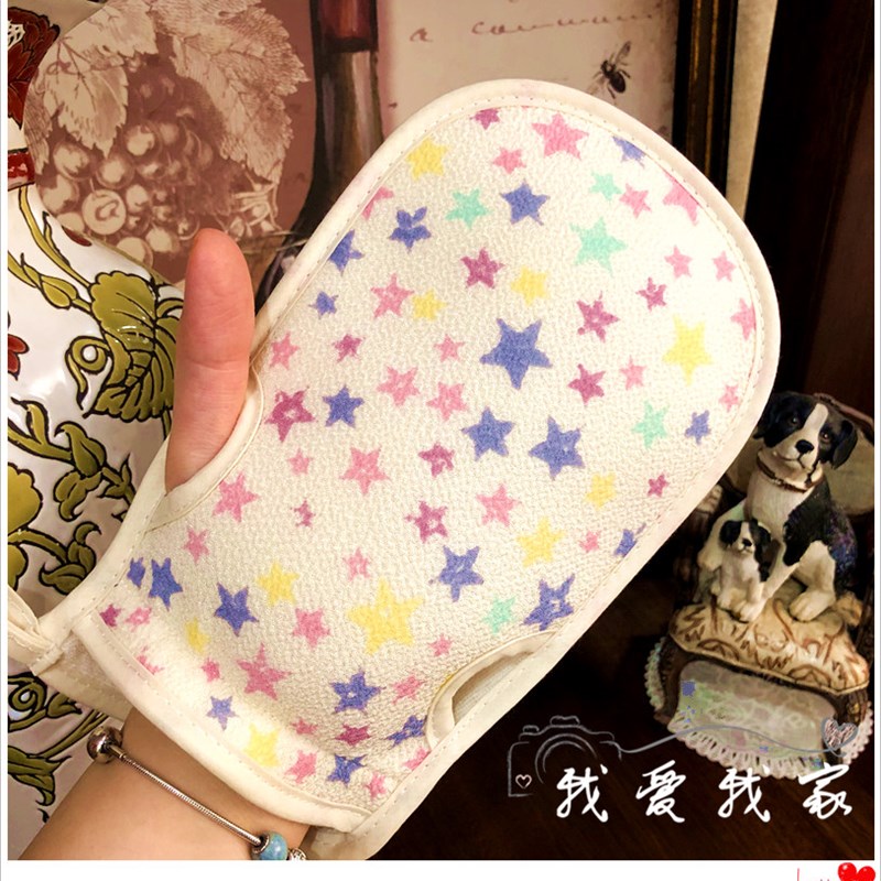 星星搓澡巾柔软细砂加厚强力不疼免搓家用洗澡搓泥神器双面澡巾女