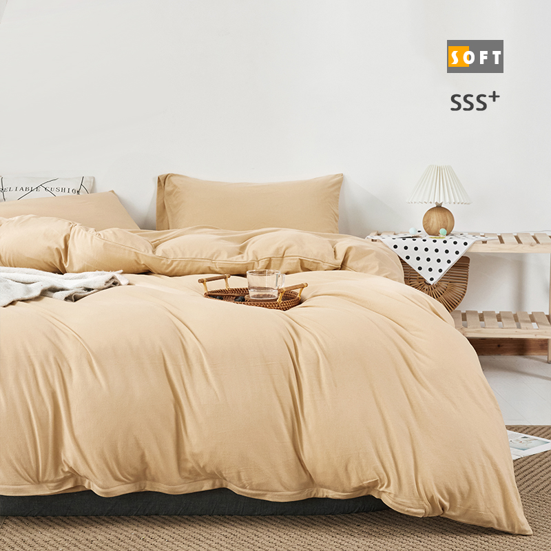 加厚纯棉针织棉四件套全棉床上母婴床单被套儿童裸睡床笠天竺棉