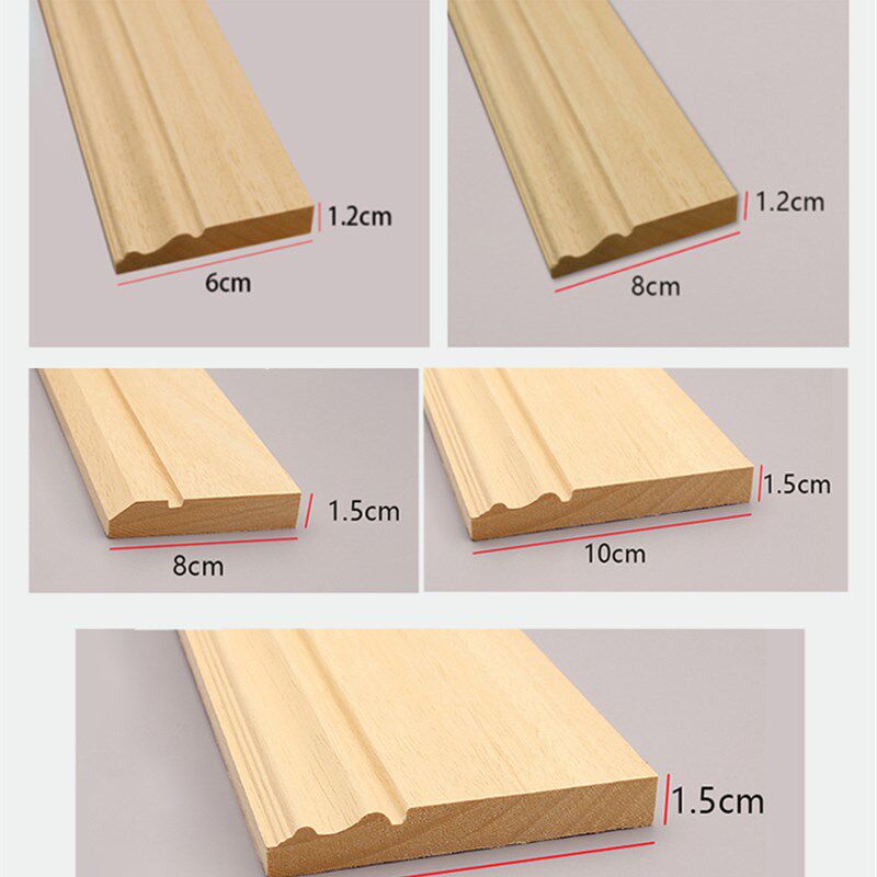 实木线条原木踢脚板悬吊式天花板线装饰门框相框平板木线条门套线