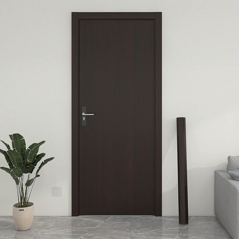 红色木纹门贴纸木门翻新自粘整张防水加厚贴门仿木旧门框木纹贴纸