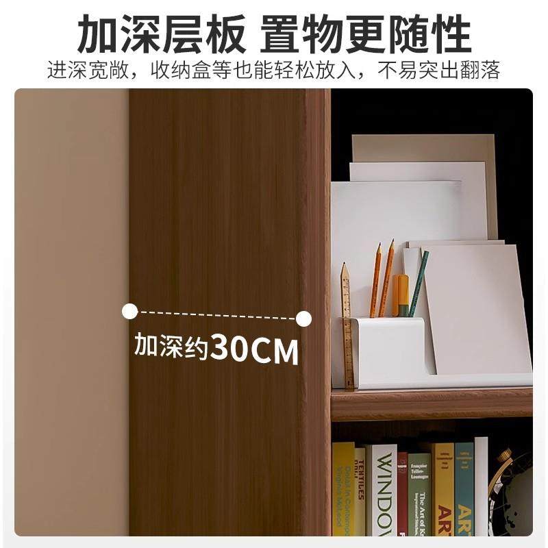 实木书架置物架落地简易柜子靠墙客厅多层储物柜学生收纳家用书柜,住宅家具,书架,淘宝优惠券,粉丝福利购,淘宝优惠卷