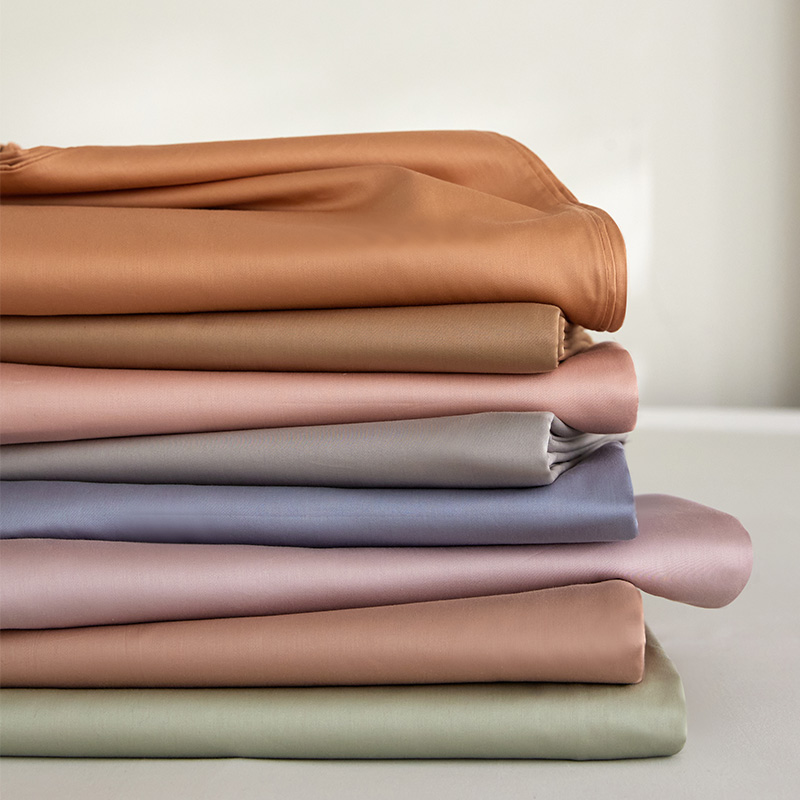 纯色纯棉高支床单床笠