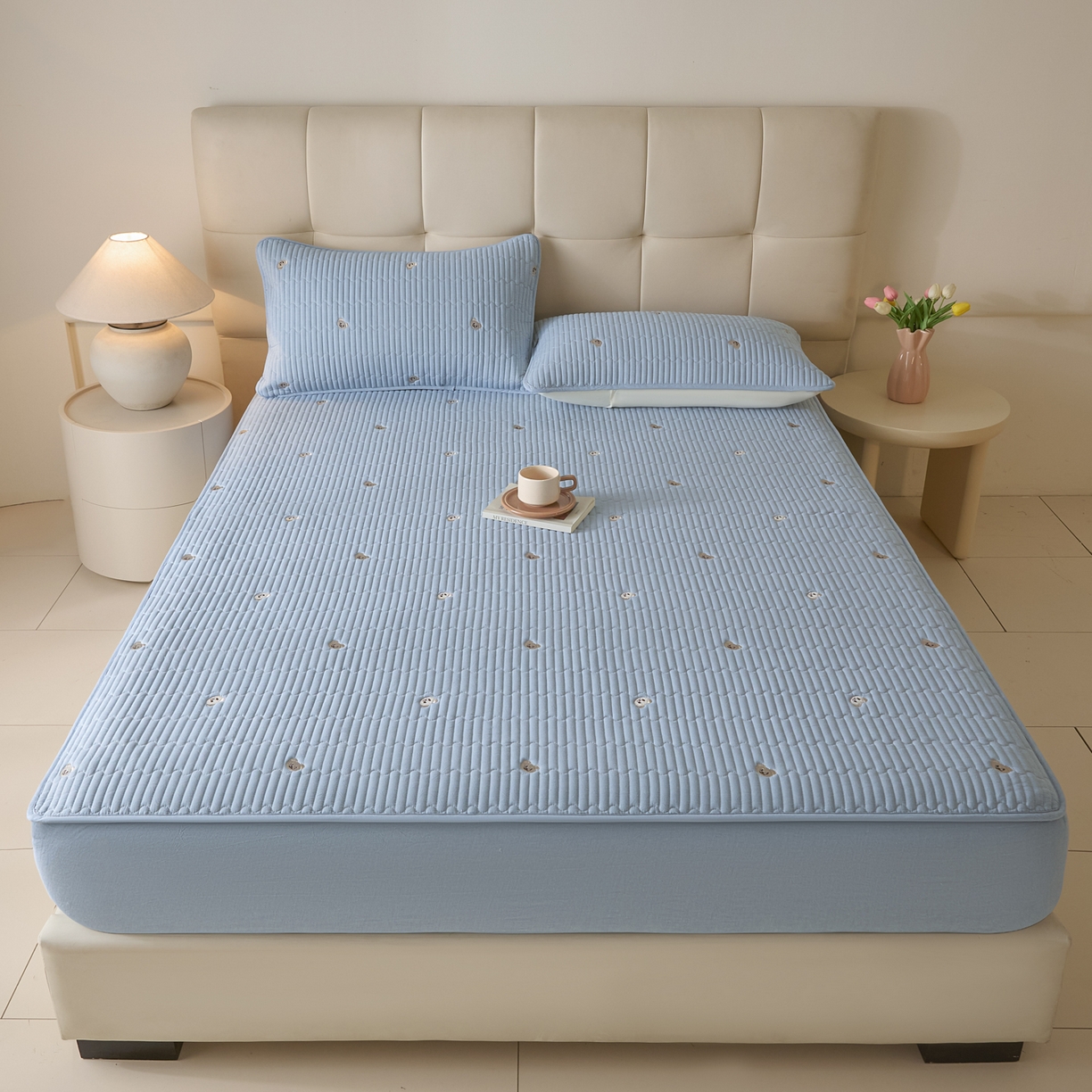 A类母婴级全棉纯棉床笠