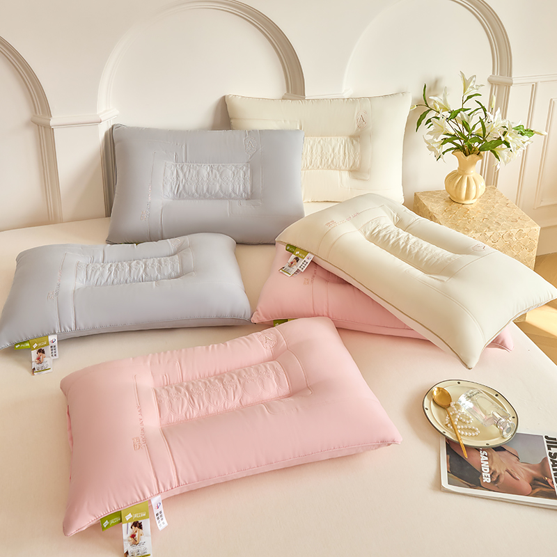 亲肤羊绒蛋白枕头润肤单边定型