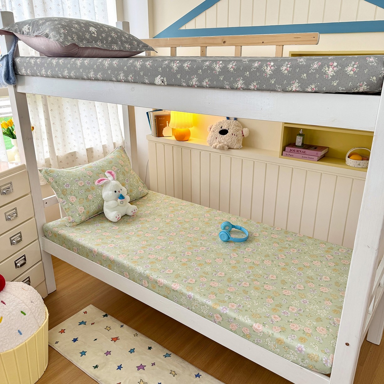 全棉品质喷气印花单品系列单床笠三件套碎花床品纯棉床垫保护套,床上用品,床笠,淘宝优惠券,粉丝福利购,淘宝优惠卷