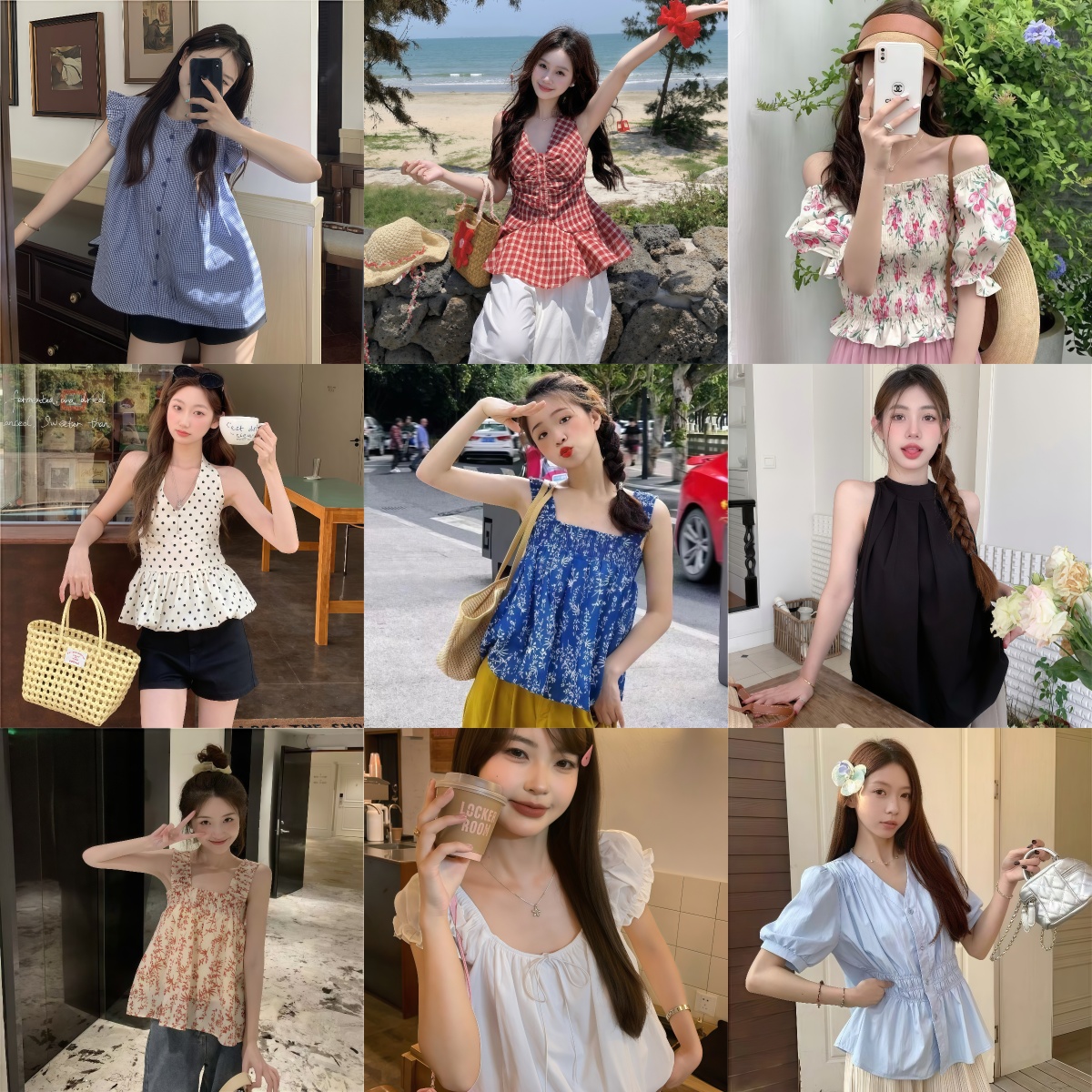 测试  大码法式短袖衬衫女夏季衬衣2025年新款遮肉显瘦收腰上衣