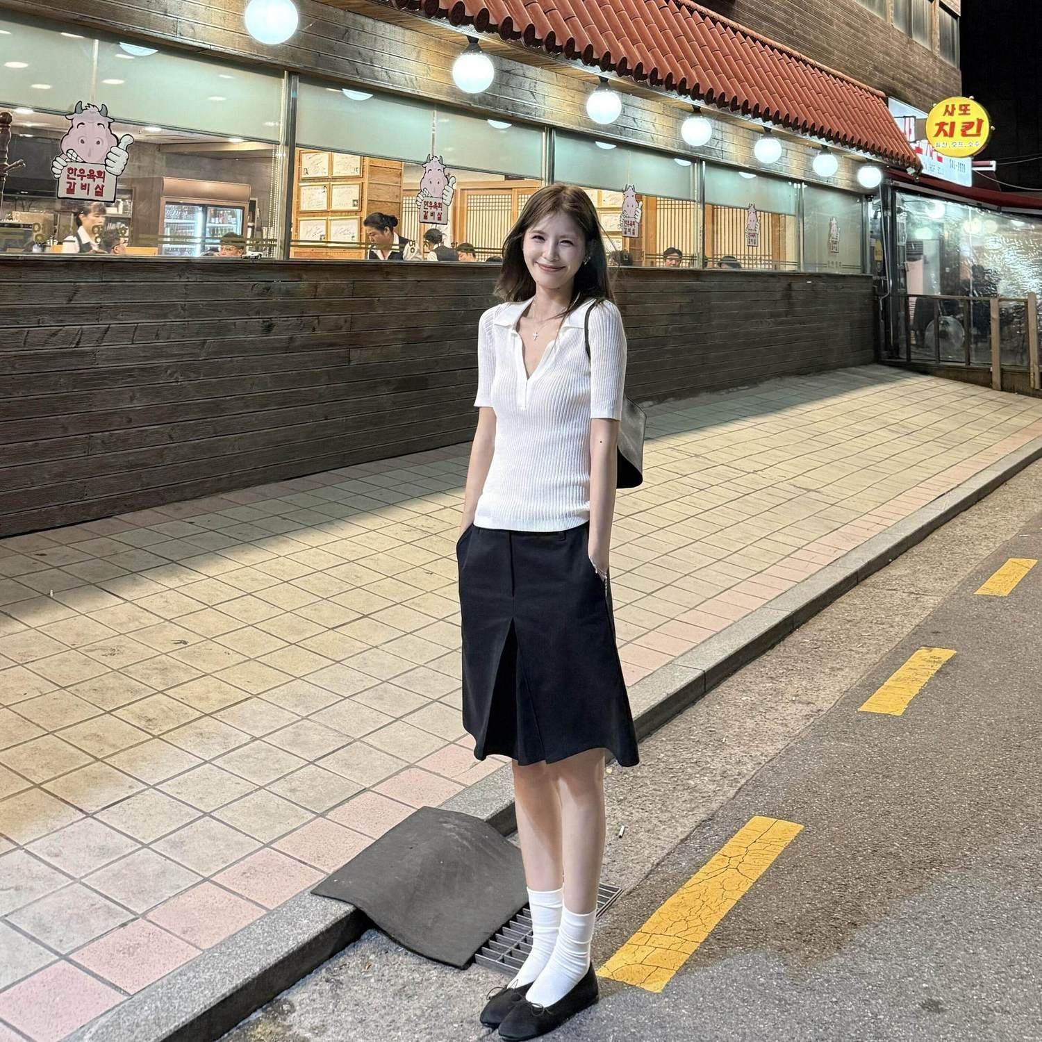 韩系2026新款春夏褶裥中裤a字休闲裤裙裤五分裤女百搭阔腿裤子