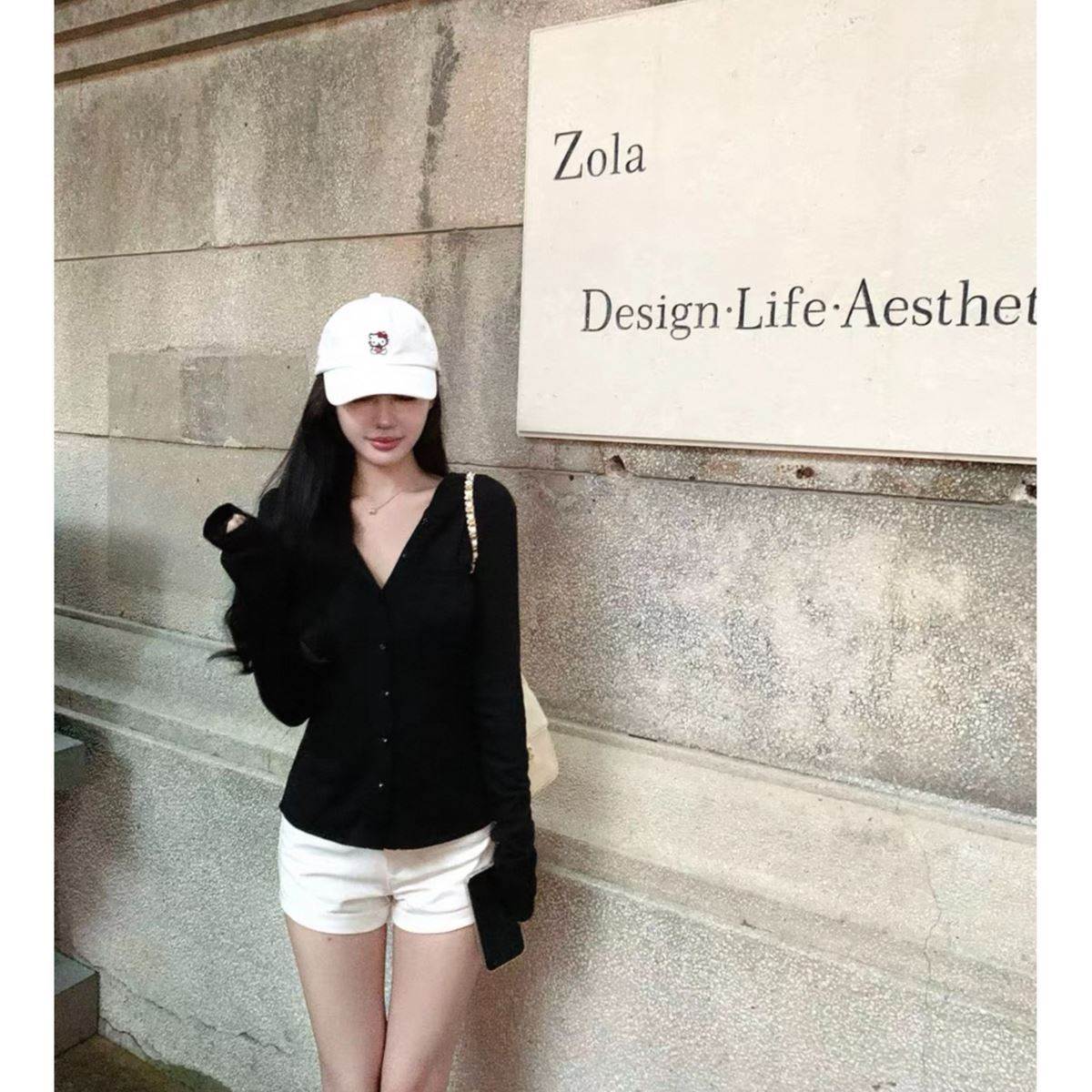 黄色连帽防晒衣女夏2026新款修身开衫外套显瘦设计感小众上衣t恤