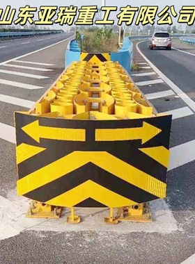 高速公路导向吸能式防撞垫隧道匝道车辆缓冲防撞垫收费站减速护栏