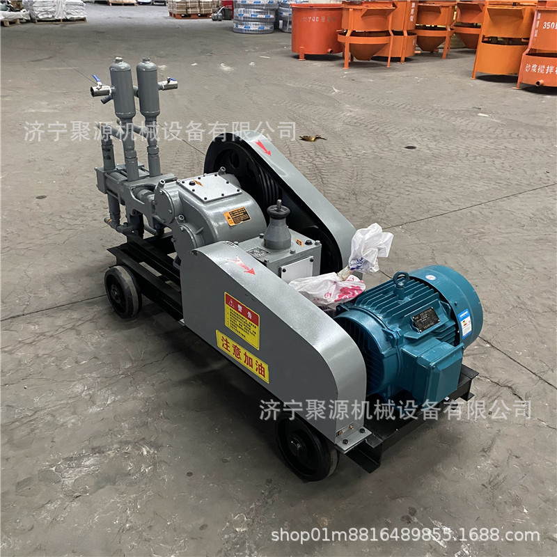 SYB变量灰浆注浆机 双缸活塞式11/7.5KW注浆泵四档可调电动灌浆机