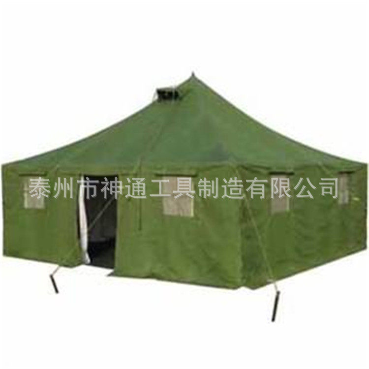 帐篷户外野外施工工程工地工民用帐篷防雨水防暖帆布棉迷彩帐篷