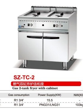 豪华炉商用煲仔炉连柜电气焗炉立式扒炉炸炉西厨设备立式炒锅商用