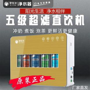 爱佳尔净水器金色AL 16家用直饮五级超滤膜过滤机厨下壁挂整机