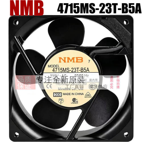 4715MS-23T-B5A/4715FS-23T-B5A-DN1 NMB AC230V12CM工控机柜风扇