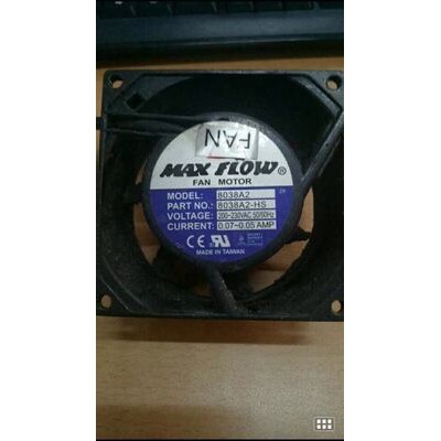 正品MAX FLOW MF8038A2 P/N 8038A2SAPL OA80AP-11-1WS 220V散热