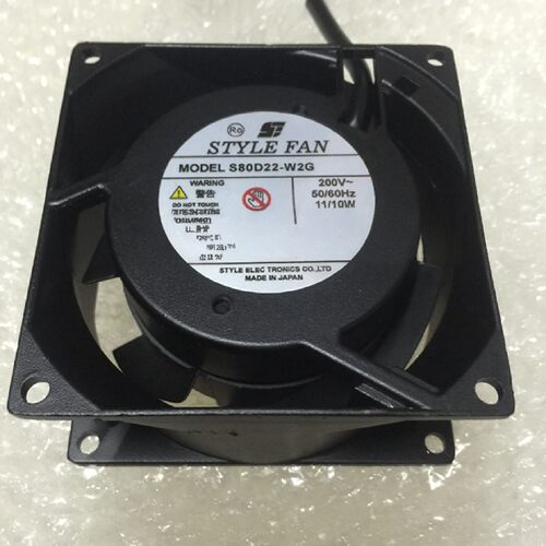 STYLE FAN S80D22-W2G AC220V 11W/10W US80D23-K 机柜耐高温风扇