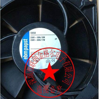 TYP 5958 W 5908W 230V 18/17W 原装德国进口 德国交流变频器风扇