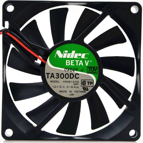 日本nidec H34612-55 12V 0.18A 8015 超薄型CPU散热器静音风扇