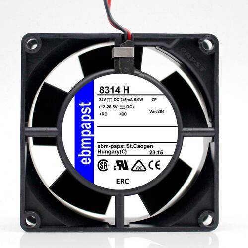 全新德国正品 TYP 8314 H/HP/HR/U/HU/HL 8032 24V变频器散热风扇