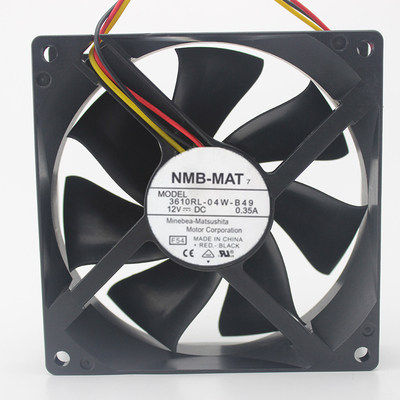 NMB 9225 3610RL-04W-B49 9025 12V 0.35A 9厘米 投影机 机箱风扇