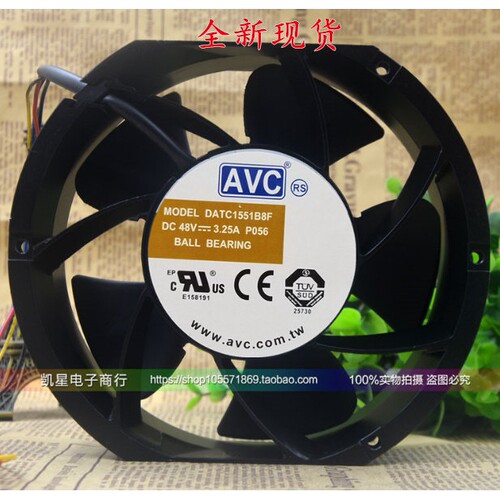 DATC1551B8F DC48V 3.25A 原装正品AVC 172*150*51大风量进口风扇