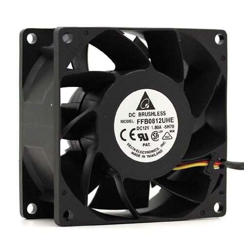原装台达 FFB0812EHE/SHE/UHE/GHE DC12V 8CM 8038大风量散热风扇