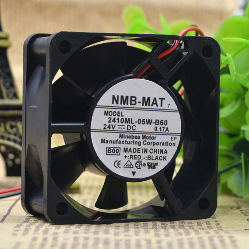 正品原装NMB-MAT 2410ML-05W-B60 6025 24V 0.17A 大风量散热