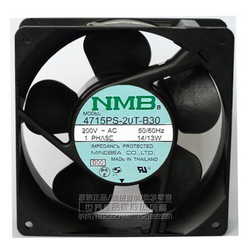 4715PS-20T-B30 全新原装/NMB 12CM 12038 200V 14/13W 散热风扇