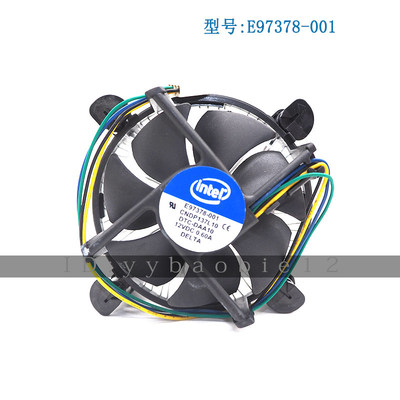 原装Intel E97378-001 12V 0.17A 775针CPU架构散热片风扇 超静音