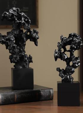 新中式仿真太湖石摆件摆设家居客厅玄关酒柜酒店工艺品装饰品