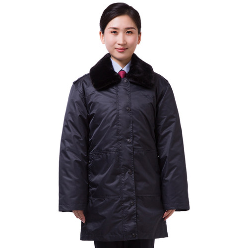 禾兑制服大衣棉服防寒服加厚