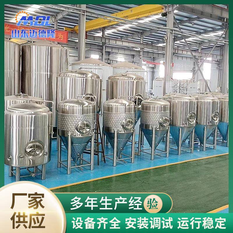 密封啤酒发酵罐大型啤酒发酵罐自酿啤酒设备发酵罐