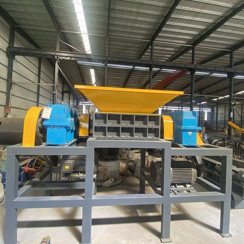 果蔬垃圾电子垃圾破碎机废纺织物皮革边角料撕碎机纸厂绞绳粉碎机