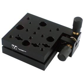 生产精密型手动倾斜位移调整滑台SQ250-4L俯仰角弧度测试工作平台