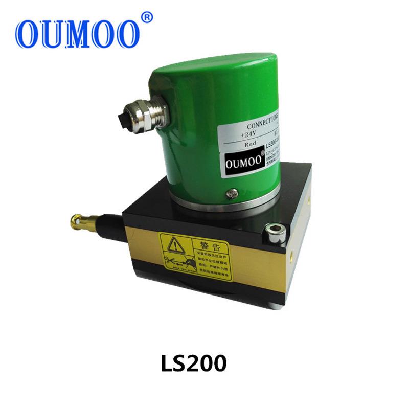 精密电位器拉绳位移传感器LS200-RS485-3000拉线编码器滑坡位移计