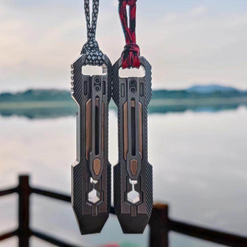 钛合金户外DC无可携撬多功能棍随身防身装饰E组合式小工具锋利