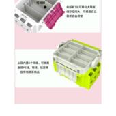 层箱品双竞技路亚小钓箱带E精V便A海绵挂饵板加055厚携鱼箱
