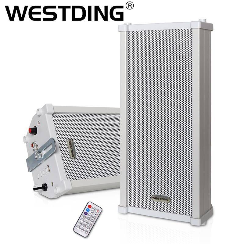 威汀M斯-5002有源壁挂防音柱音响户S外防水喇叭校WESTDING园水公