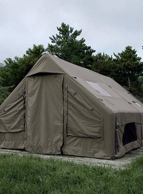 军12㎡LTZ军风篷加厚野露营户事外加厚防雨保暖充气式棚帐帐合天