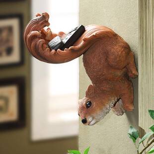 进门立体墙面装饰挂件墙壁客装厅品意个性艺饰术品松鼠创MBF壁饰